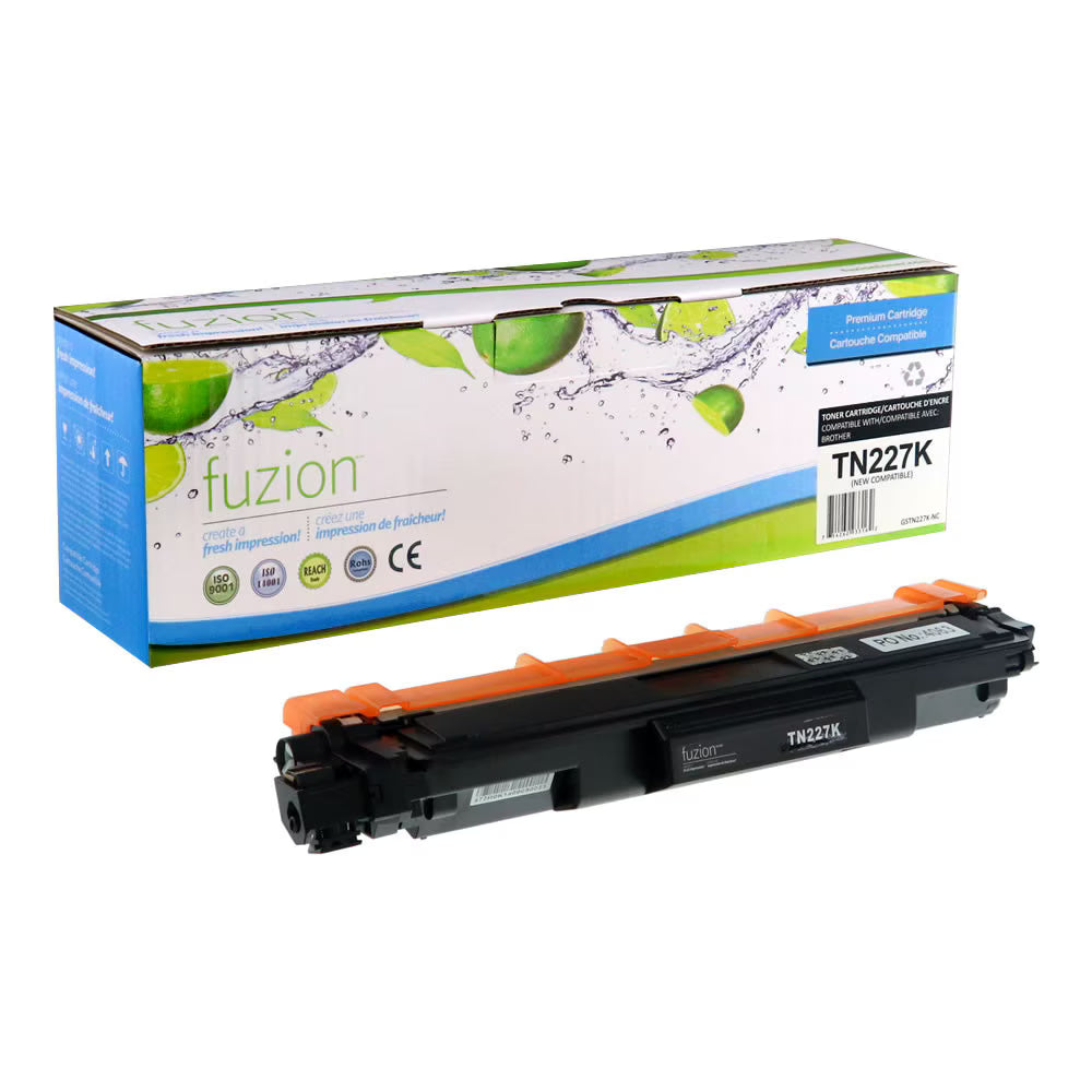 Brother TN227BK Compatible Toner, Black, ~3,000 Pages
