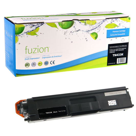 Brother TN433BK Compatible Toner, Black, ~4,500 Pages