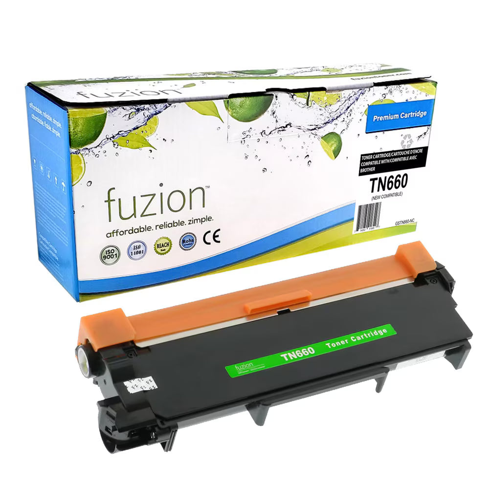 Brother TN660 Compatible Toner, Black, ~2,600 Pages