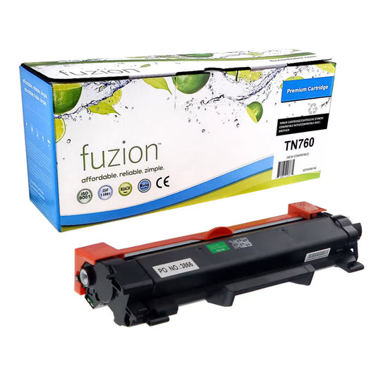 Brother TN760 Compatible Toner, Black, ~3,000 Pages