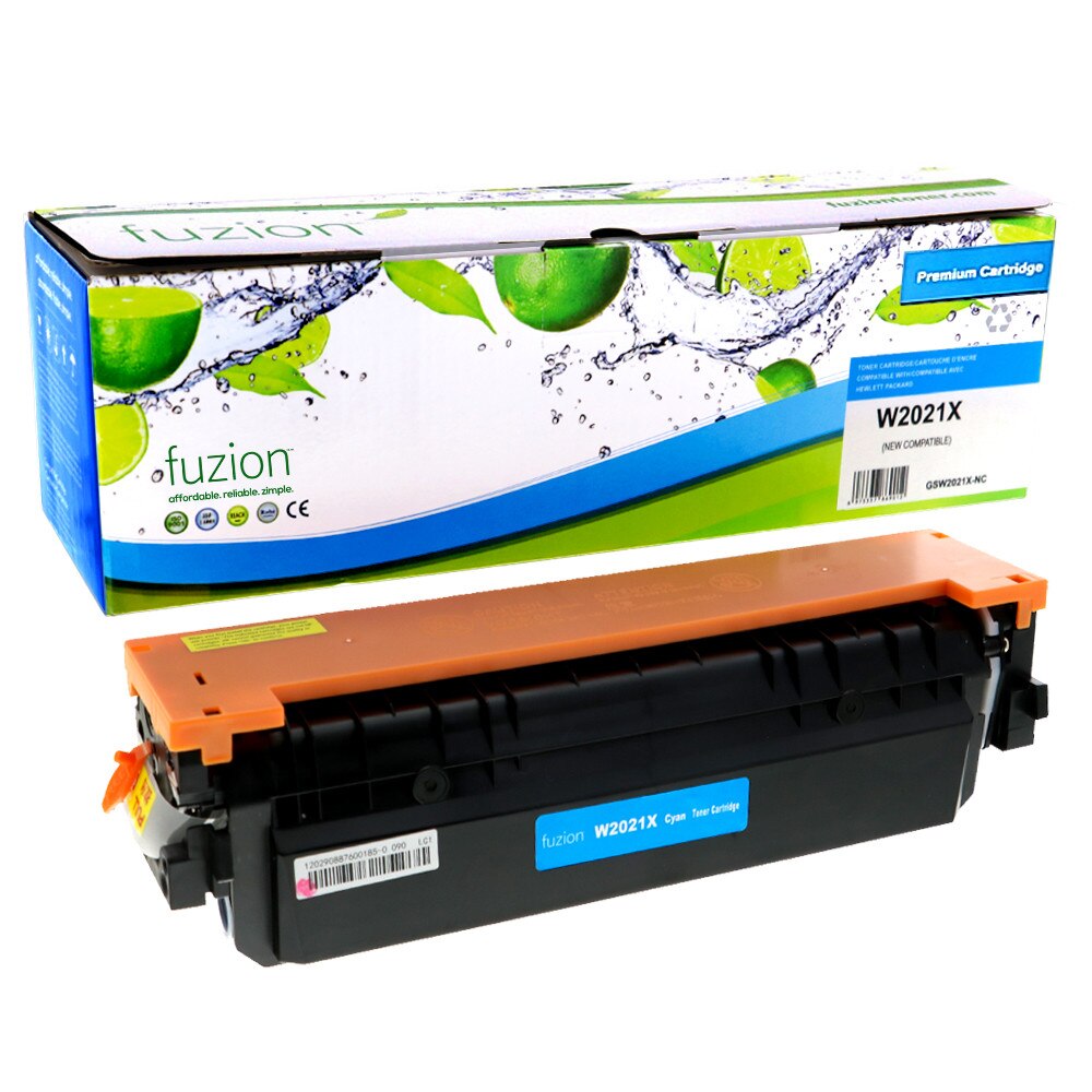 HP W2021X (414X) Compatible Toner, Cyan, ~6,000 Pages