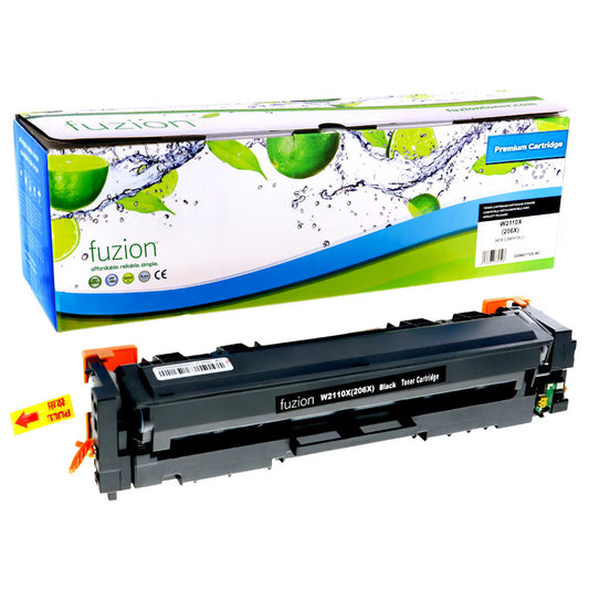 HP W2110X (206X) Compatible Toner, Black, ~3,150 Pages