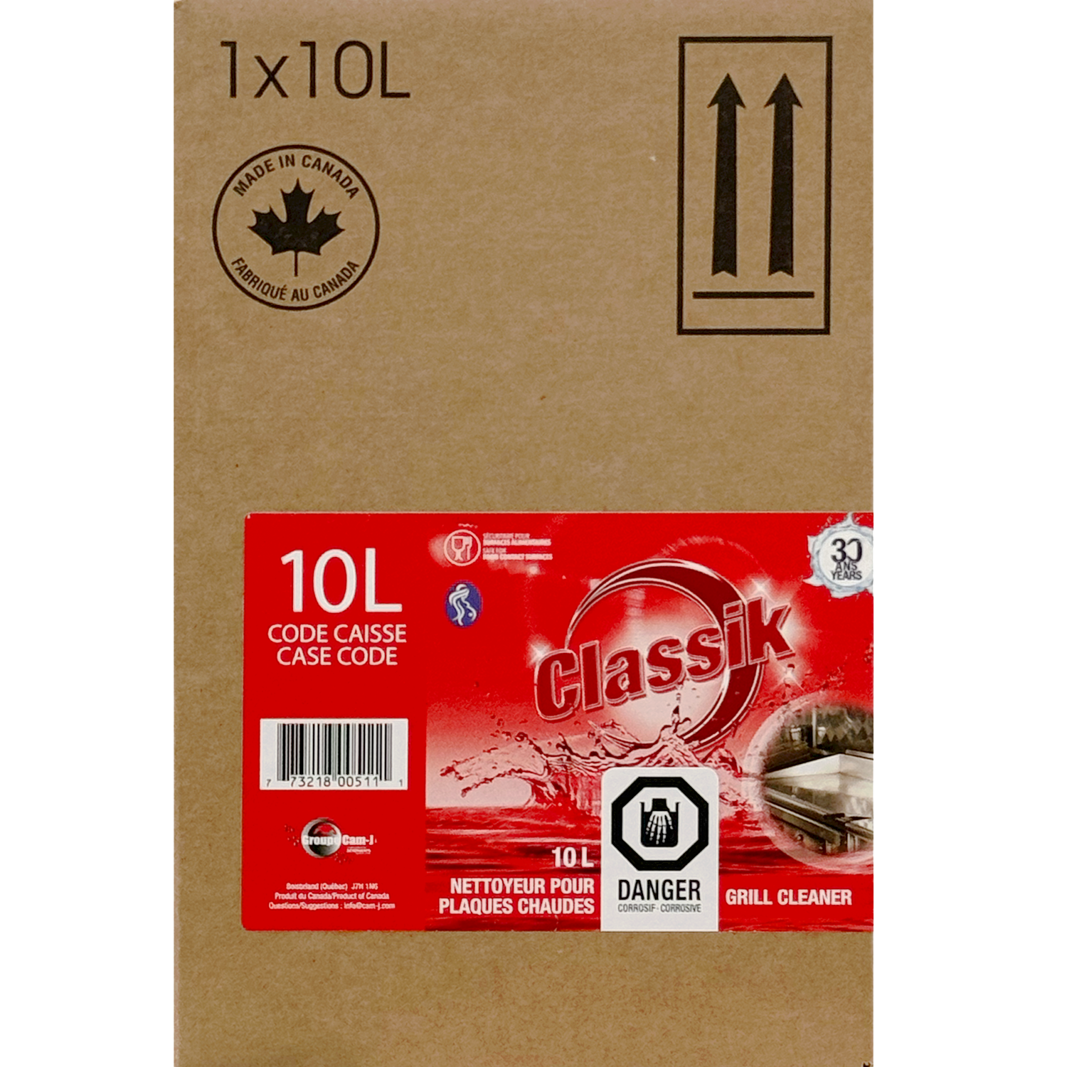 Classik Grill Cleaner (Concentrated, Odourless), 10L