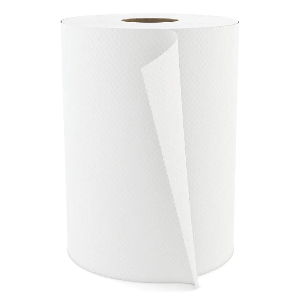 Cascades H030 Roll Paper Towel (1-Ply, White, 350ft), 12 Rolls