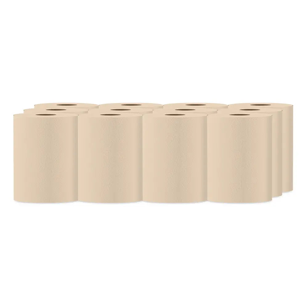 Cascades H045 Roll Paper Towel (1-Ply, Natural, 425ft), 12 Rolls