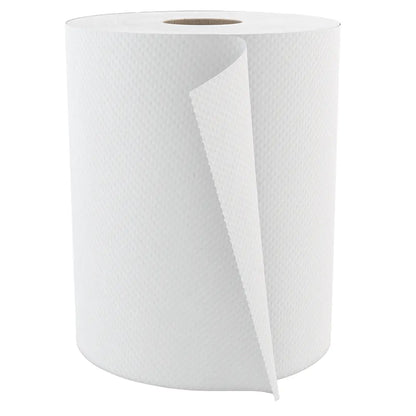 Cascades H060 Roll Paper Towel (1-Ply, White, 600ft), 12 Rolls