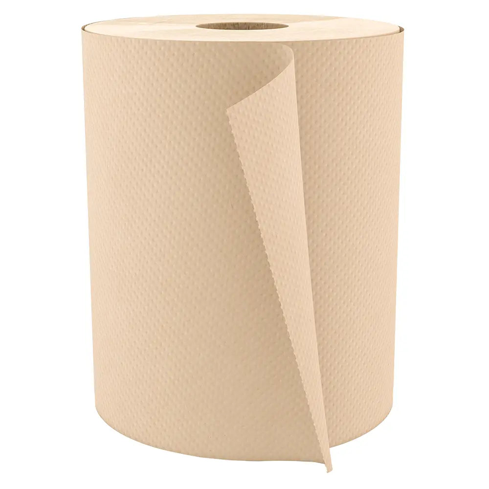 Cascades H065 Roll Paper Towel (1-Ply, Natural, 600ft), 12 Rolls