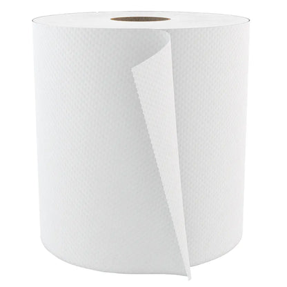 Cascades H080 Roll Paper Towel (1-Ply, White, 800ft), 6 Rolls