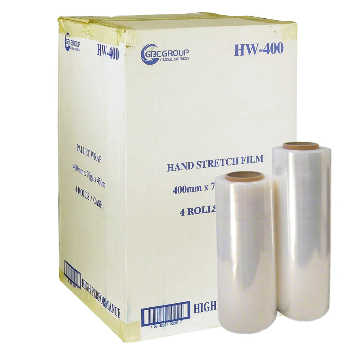 Hand Stretch Film (15.7" x 70ga x 1476ft), 4 Rolls