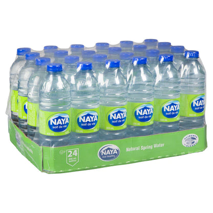 Naya Natural Spring Water 600mL, 24 Count