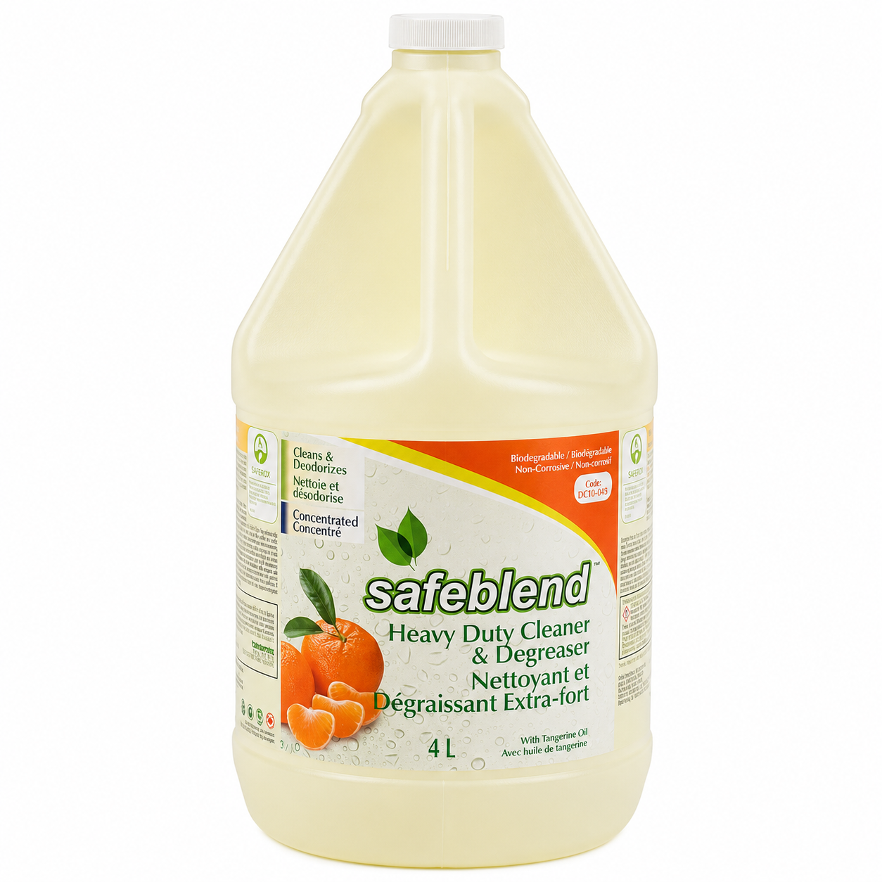 Safeblend Heavy Duty Degreaser (Concentrated, Tangerine Oil), 4L