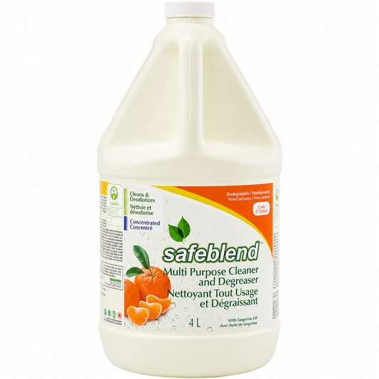 Safeblend Multi Purpose Cleaner & Degreaser (Concentrated, Tangerine Oil), 4L