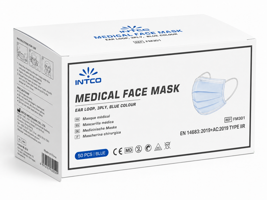 Medical Face Mask Type IIR, 50 Masks/Box