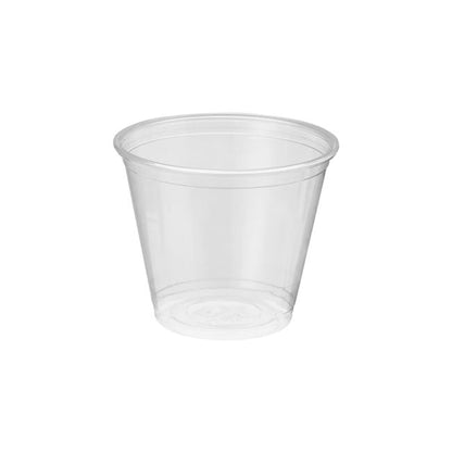 Plastic Cups Clear PET (237mL/8oz, 78mm), 1000 Count