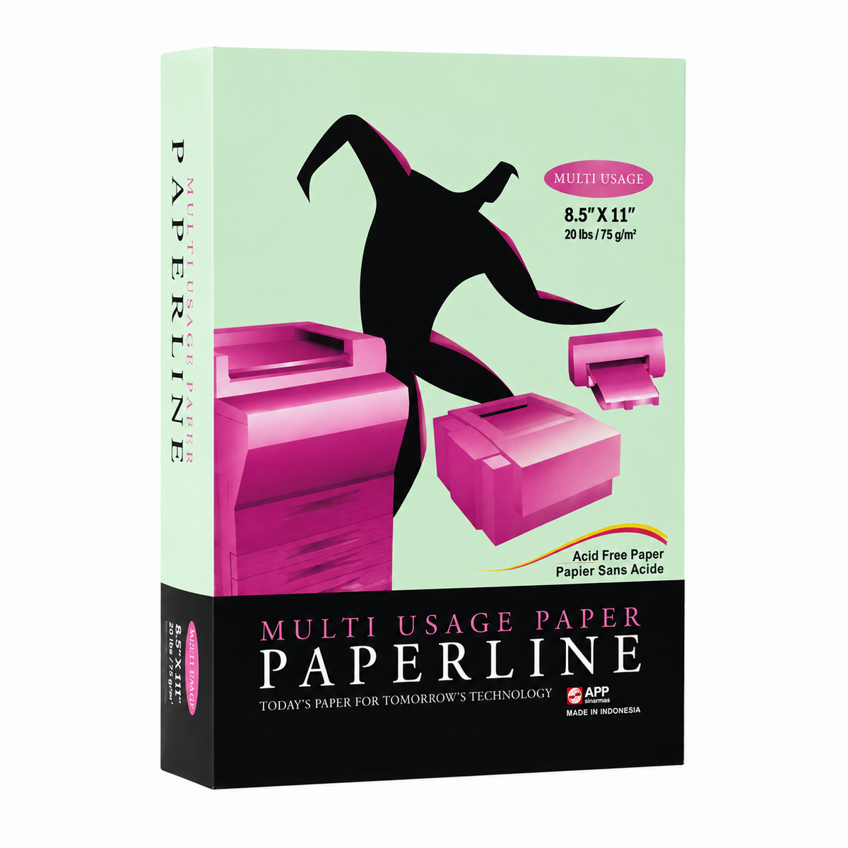 Multipurpose Colour Paper Pastel Green – Letter (8.5" × 11") – 20lb (500 Sheets)
