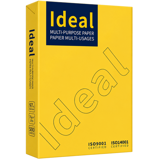 Ideal Multi-Purpose Paper – Letter Size – 8.5" × 11" – 20lb – 97 Bright – 5000 Sheets