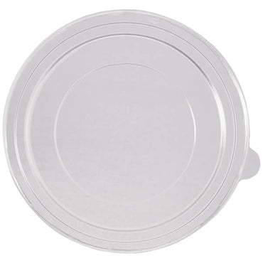 Lid - Paper Round Bowl PET (185mm, 1100/1300/1500mL), 300 Count