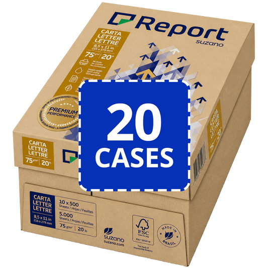 Report Premium Letter Size Multi-Purpose Paper - Volume Buy (20 Cases)