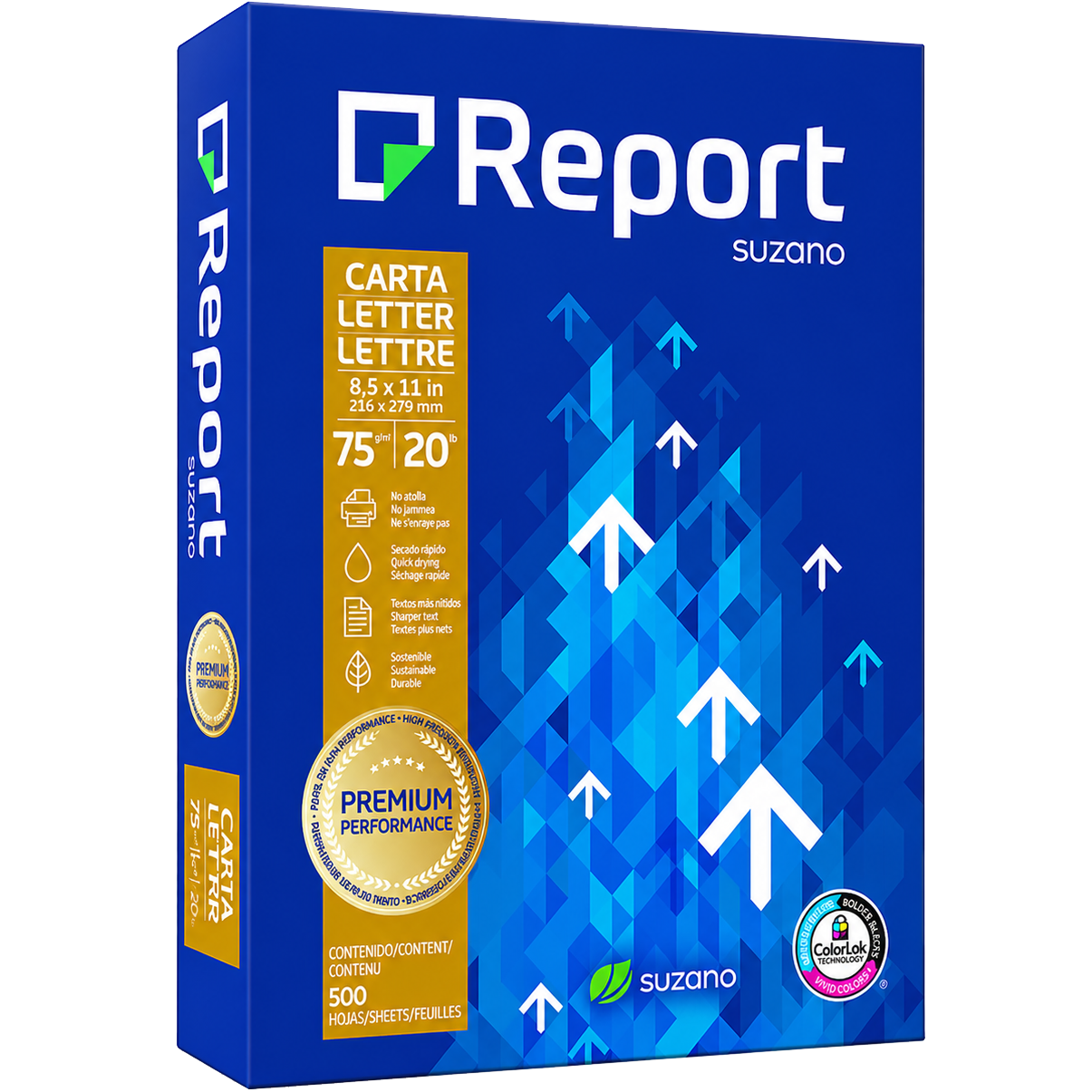 Report Premium Letter Size Multi-Purpose Paper - Office Pack (3 Cases)