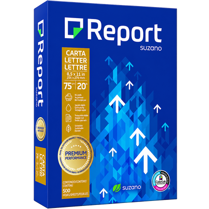Report Premium Letter Size Multi-Purpose Paper - Office Pack (3 Cases)