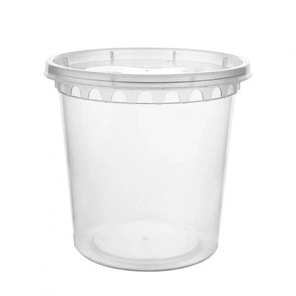 Deli PP Container & Lid (24oz, Heavy), 240 Count