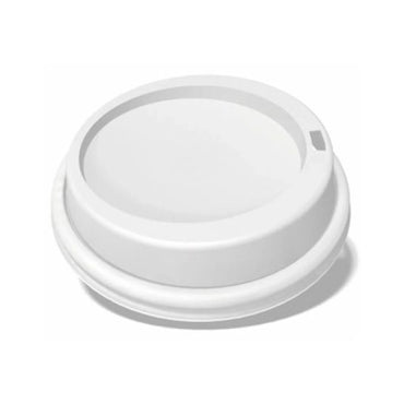 Lids - Premium Paper Cup Dome Sip PP (90mm, White), 1000 Count