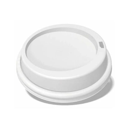 Lids - Premium Paper Cup Dome Sip PP (90mm, White), 1000 Count