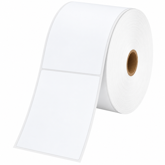 Industrial Direct Thermal Label (4" x 6", 1in Core) - 500 Labels/Roll - 4 Rolls