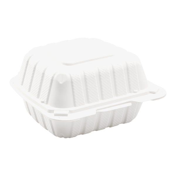 Aybak-51 Hinged PP Take-Out (5 x 5 x 3in), 250 Count