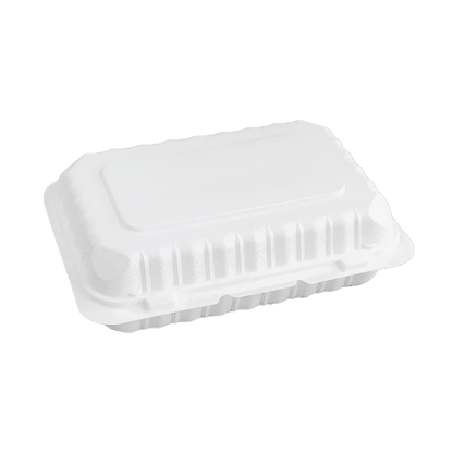 Aybak-96 Hinged PP Take-Out (9 x 6 x 2.5in, Shallow), 150 Count