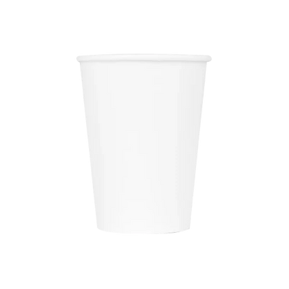 Premium Coffee Cup (12oz, Single-Wall, White) 1000 Count