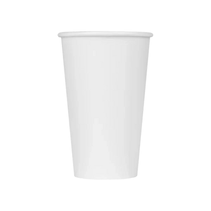 Premium Coffee Cup (16oz, Single-Wall, White) 1000 Count