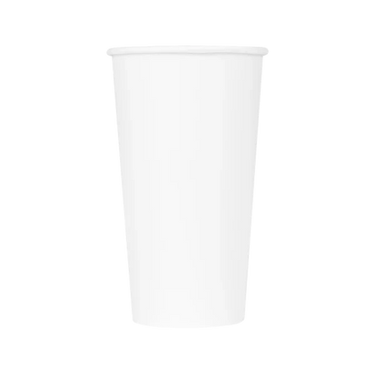 Premium Coffee Cup (20oz, Single-Wall, White) 500 Count