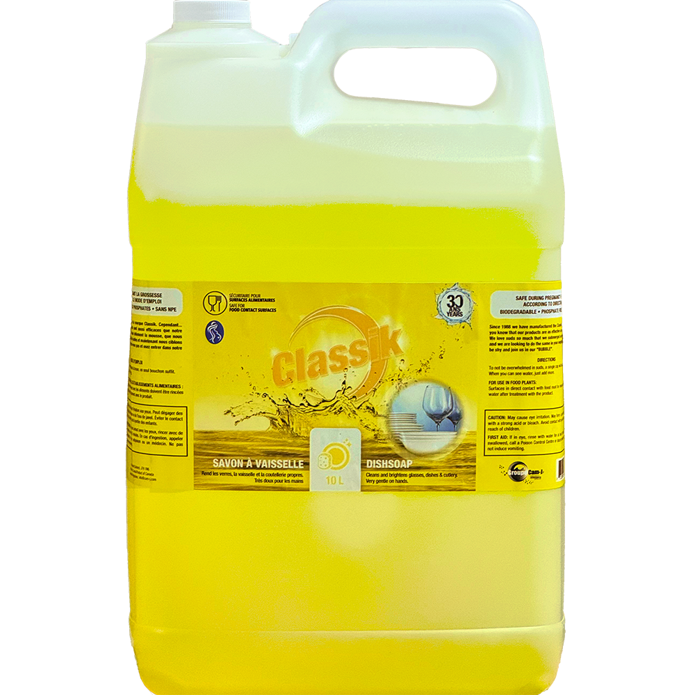 Classik Dish Soap, Lemon, 10L
