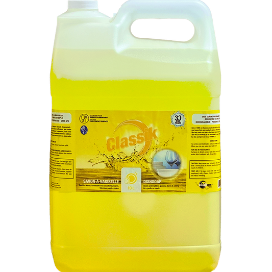Classik Dish Soap, Lemon, 10L