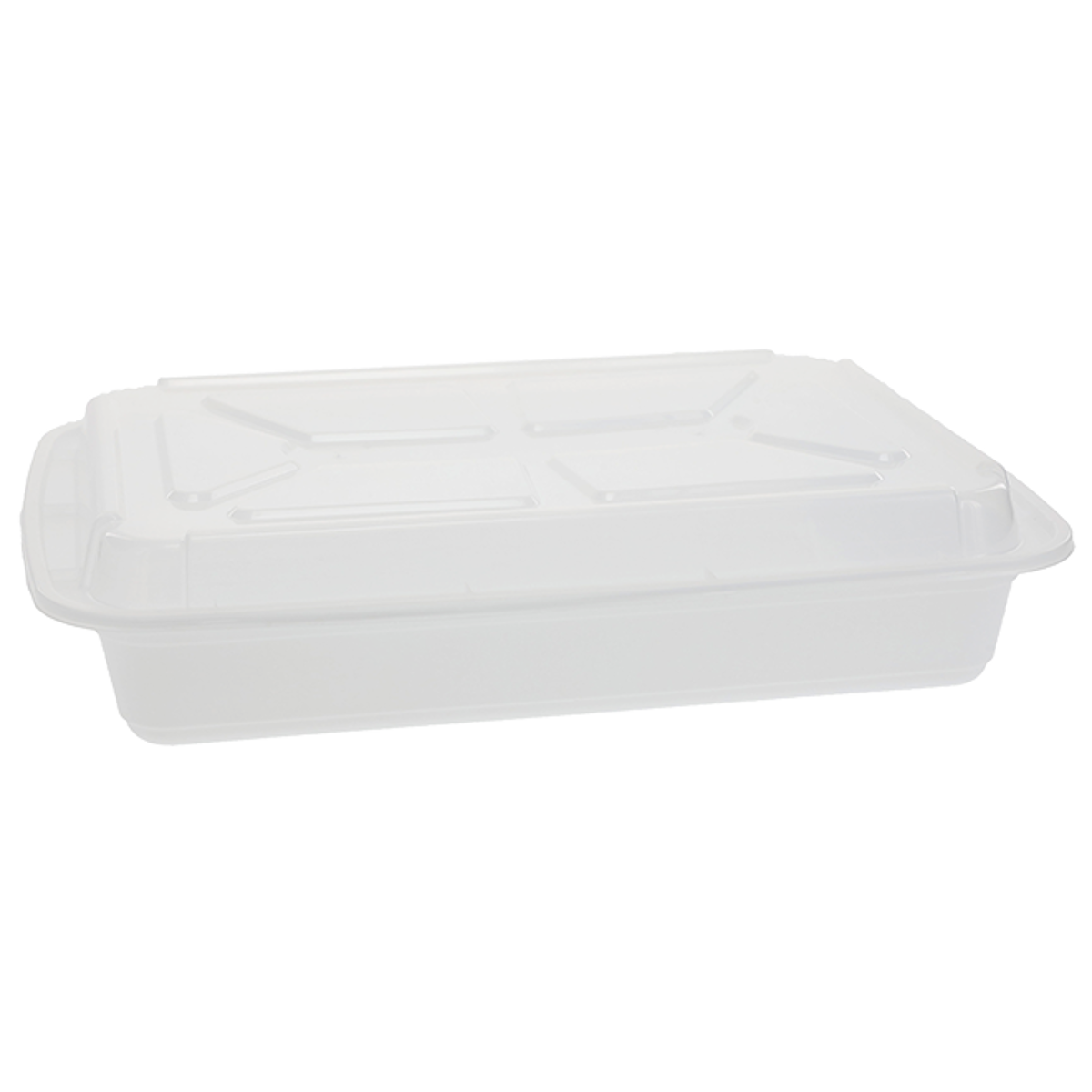 Rectangular PP Container & Lid (58oz, Premium), 150 Count