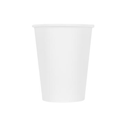 Premium Coffee Cup (12oz, Single-Wall, White) 1000 Count