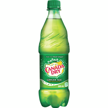 Canada Dry Ginger Ale Bottles, 500mL - 24 Count
