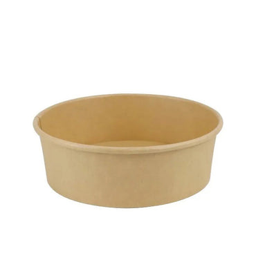 Paper Bowl Round Kraft (500mL/16oz), 300 Count