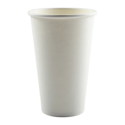 Premium Coffee Cup (16oz, Single-Wall, White) 1000 Count