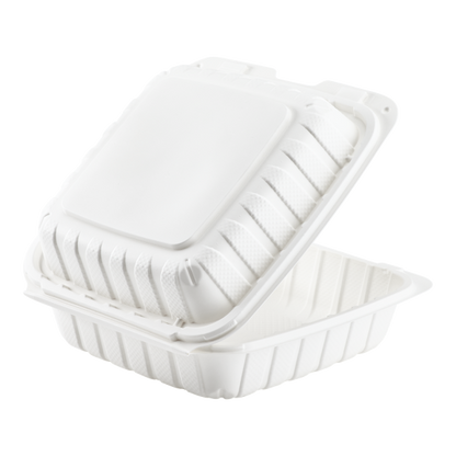 Aybak-81 Hinged PP 1-CompTake-Out (8 x 8 x 3in), 150 Count