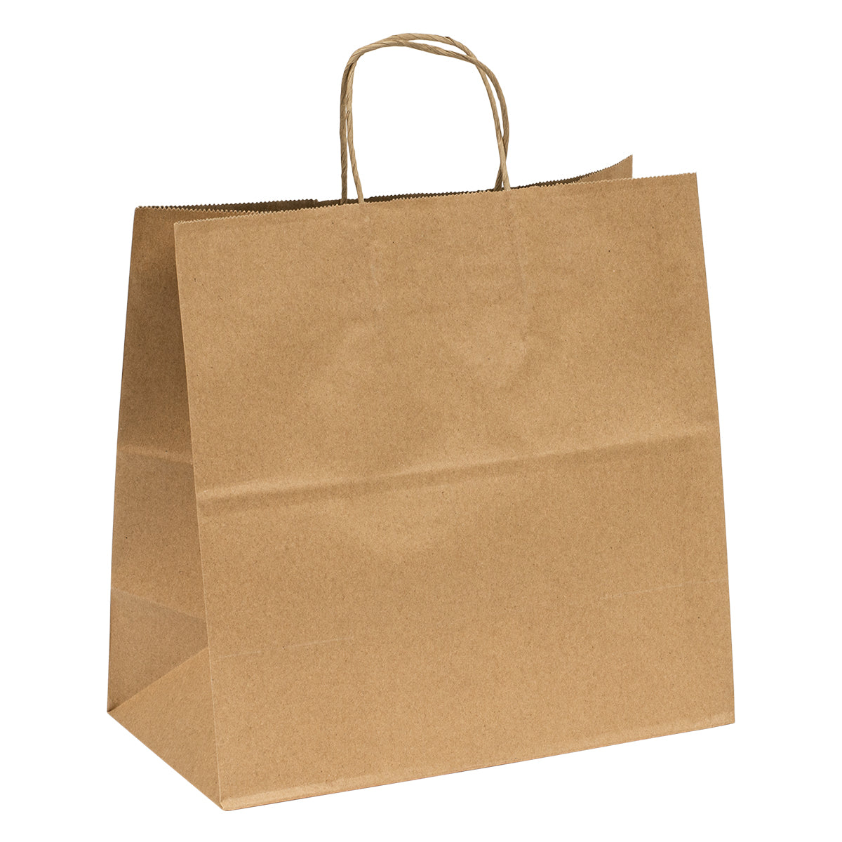 Kraft Paper Bag Twisted Handle  (13 x 7 x 13in, Promenade) - 250 Count