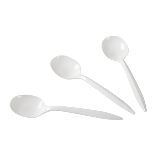 Plastic Soup Spoon (Regular), 1000 Count