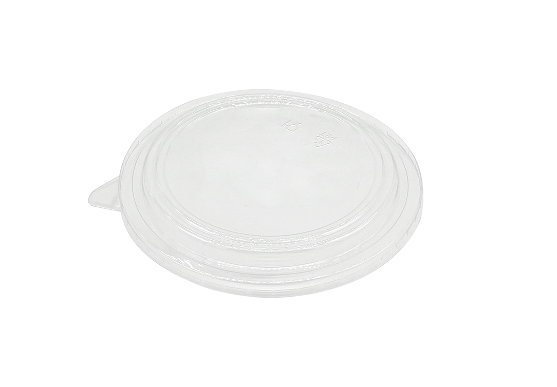 Lid - Paper Round Bowl PET (150mm, 500/750/1000mL), 300 Count