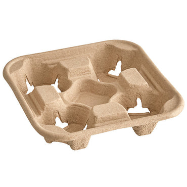 Paper Cup Carrier 4-Cup, 300 Count