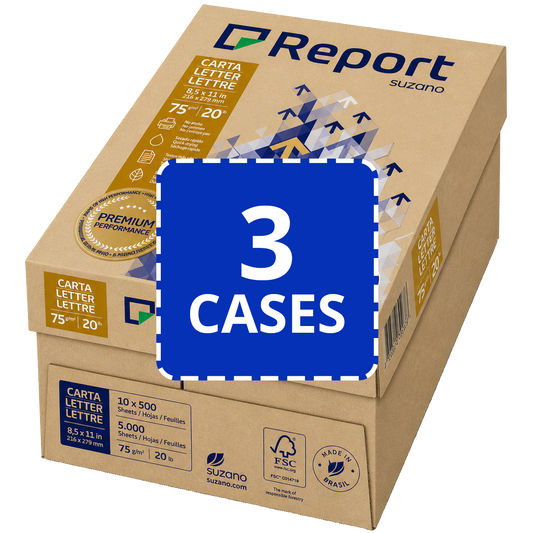 Report Premium Letter Size Multi-Purpose Paper - Office Pack (3 Cases)