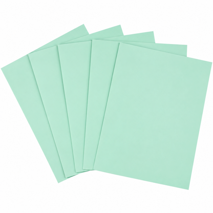 Multipurpose Colour Paper Pastel Green – Letter (8.5" × 11") – 20lb (500 Sheets)