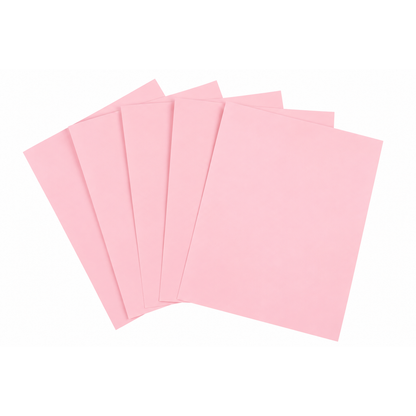 Multipurpose Colour Paper Pastel Pink – Letter (8.5" × 11") – 20lb (500 Sheets)