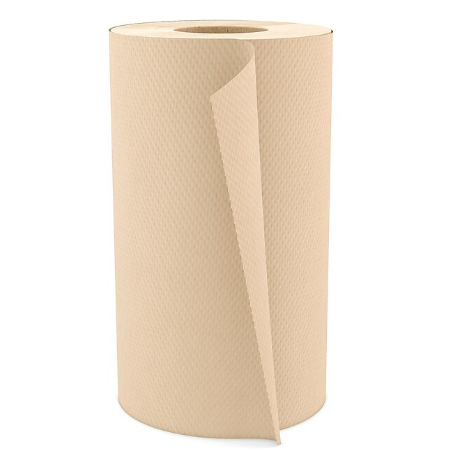 Generic Roll Paper Towel (1-Ply, Natural, 205ft), 24 Rolls