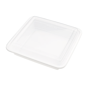 Square PP Container & Lid (48oz, Premium), 100 Count